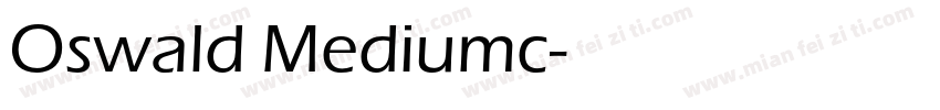 Oswald Mediumc字体转换